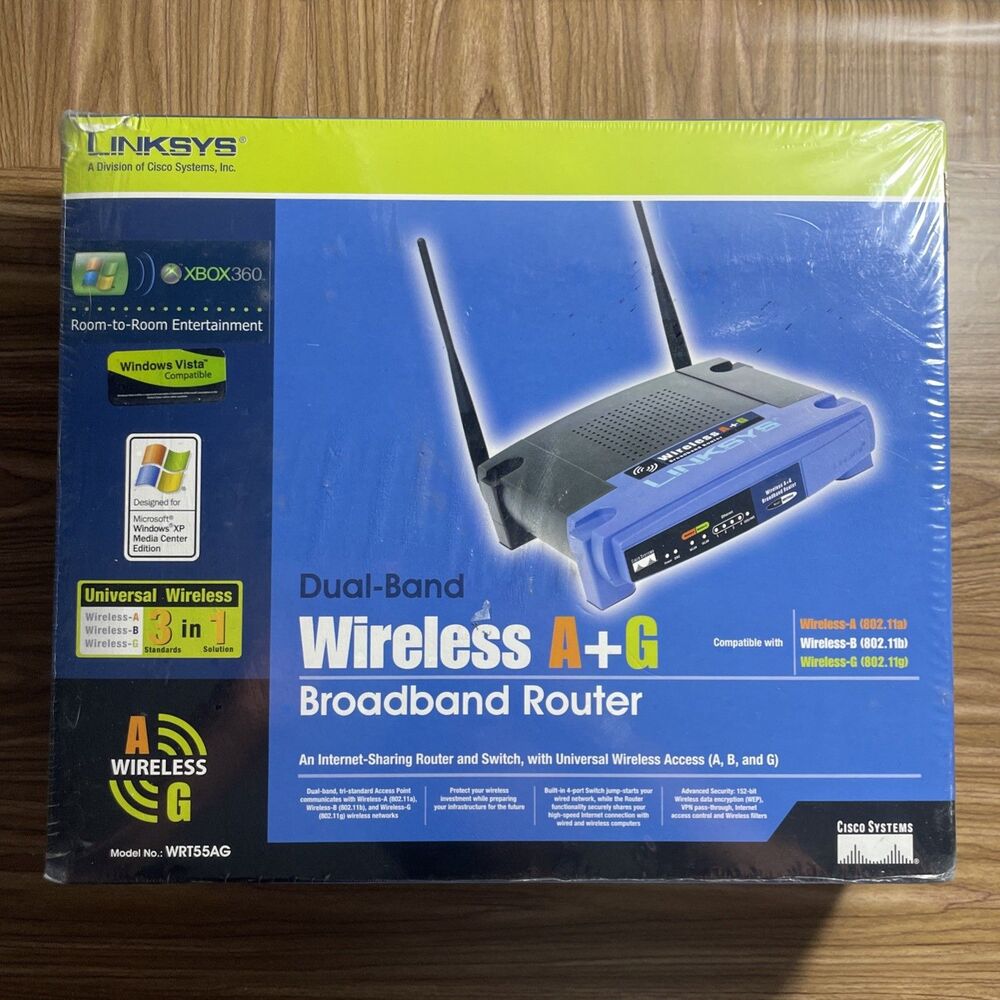 Linksys WRT54G 54 Mbps 4-Port 10/100 Wireless G Router